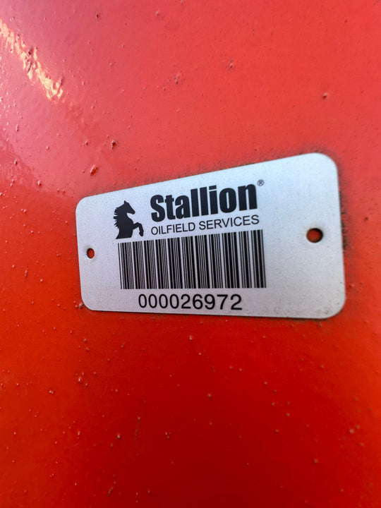 Dragon Flat Roof Frac Tank with External Manifold *RED* (21,000 gal.) (26972)