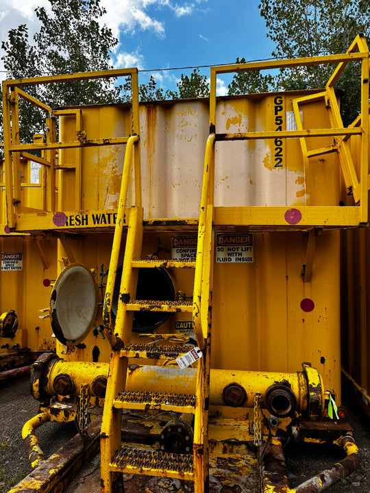 Front of yellow dragon frac tank #GP54622