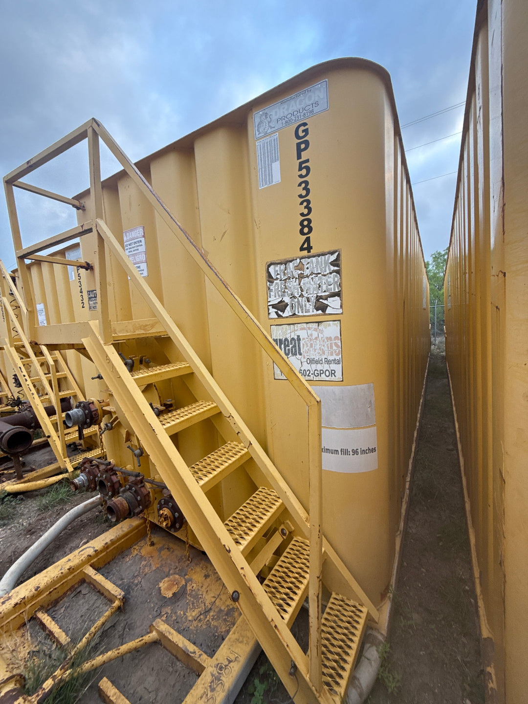 Dragon Flat Roof Frac Tank (GP53384)