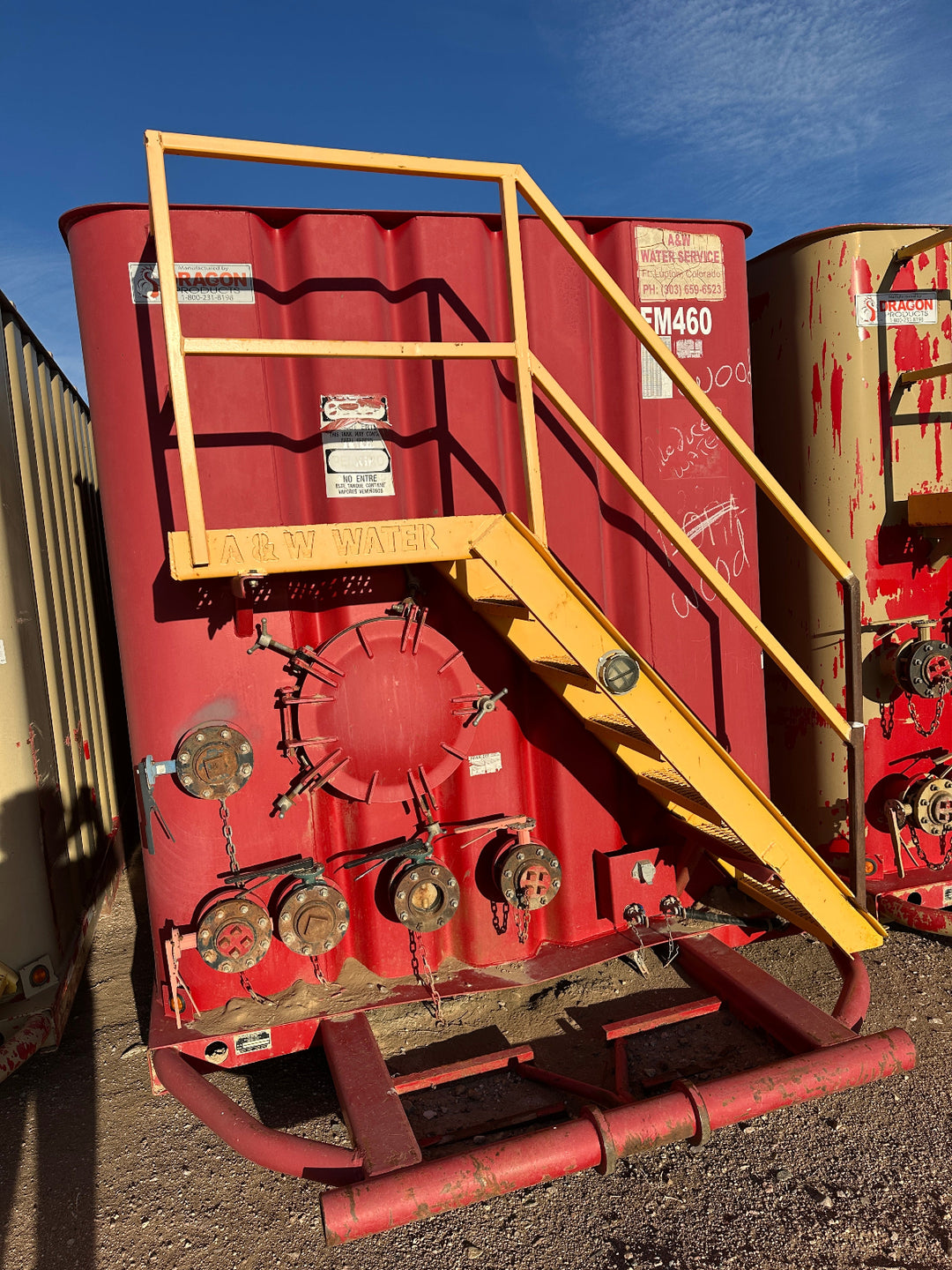 Dragon Flat Roof Frac Tank (FM460)