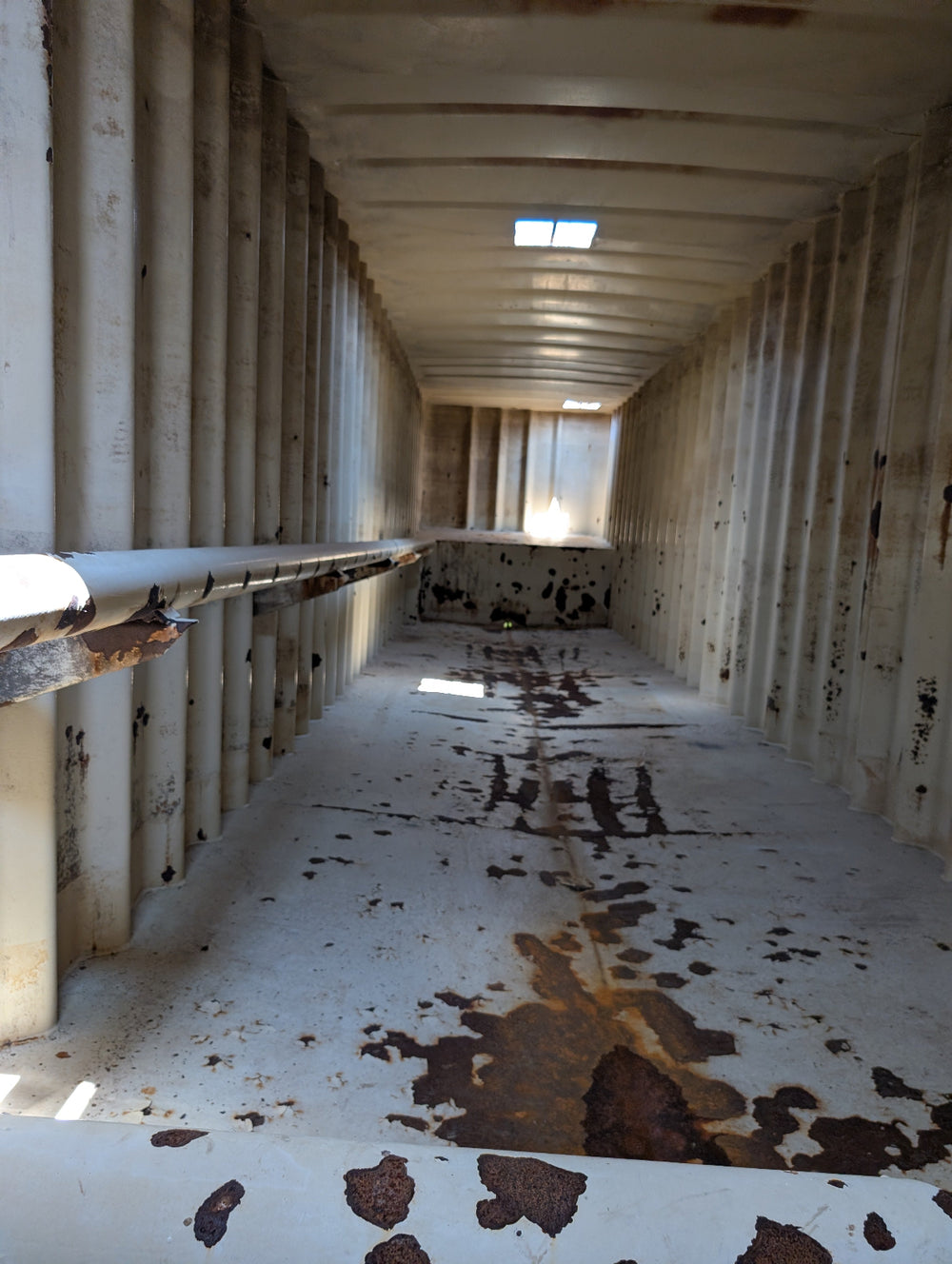 Interior of yellow Dragon frac tank #gp53393