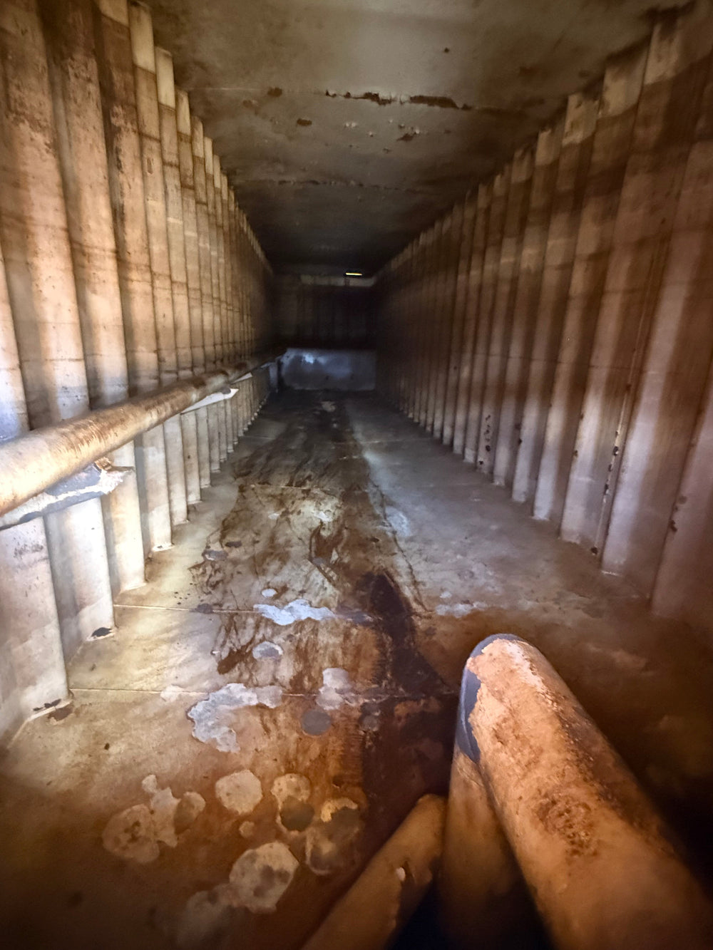 Interior of Dragon frac tank #1001