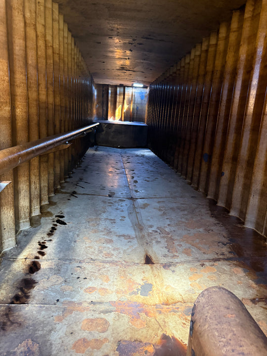 Interior of Dragon flat top frac tank #1003