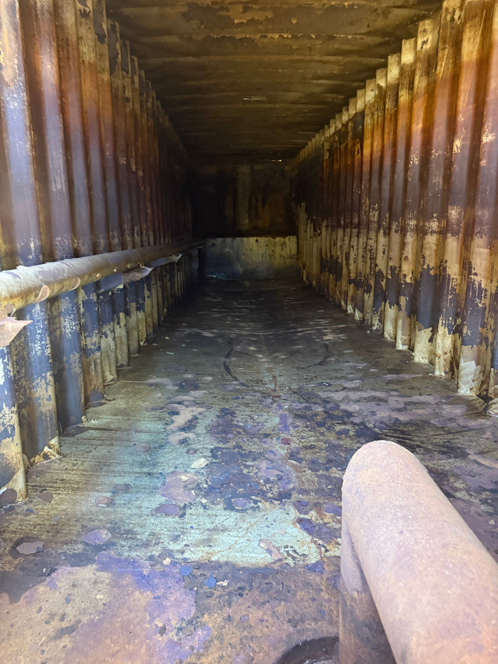 Interior of Dragon flat top frac tank #GP53482