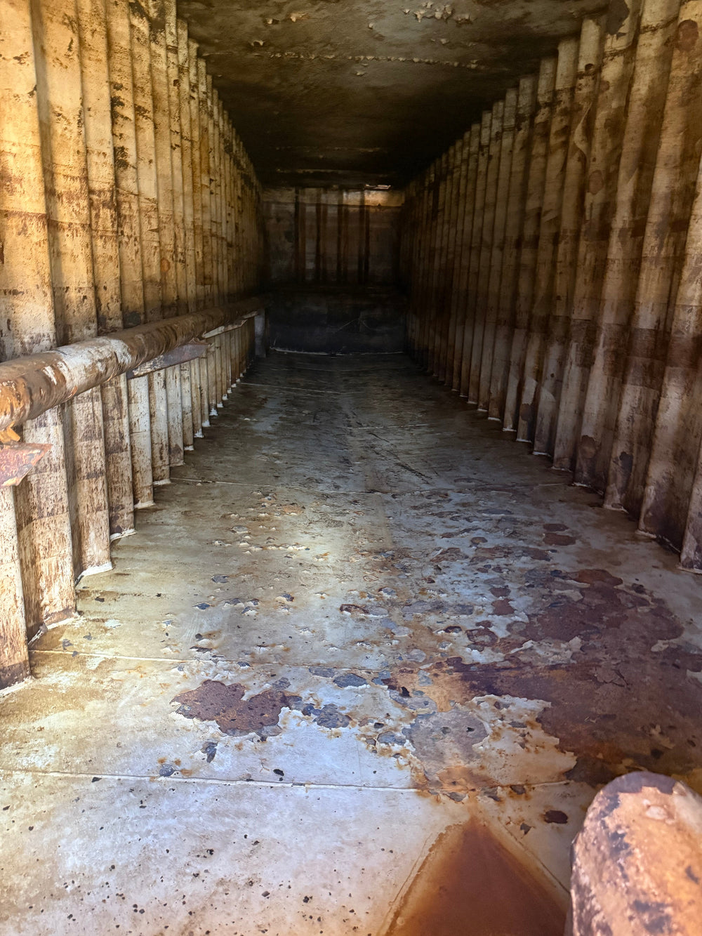 Interior of Dragon falt top frac tank #GP54036