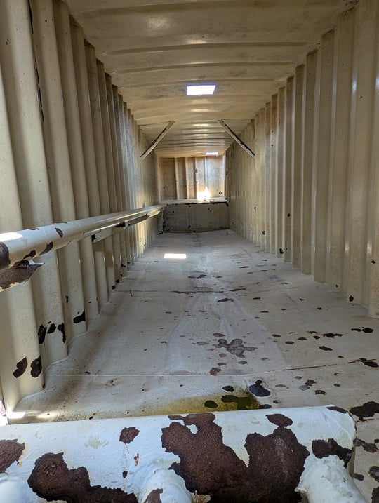 Interior of yellow Dragon frac tank #GP53125