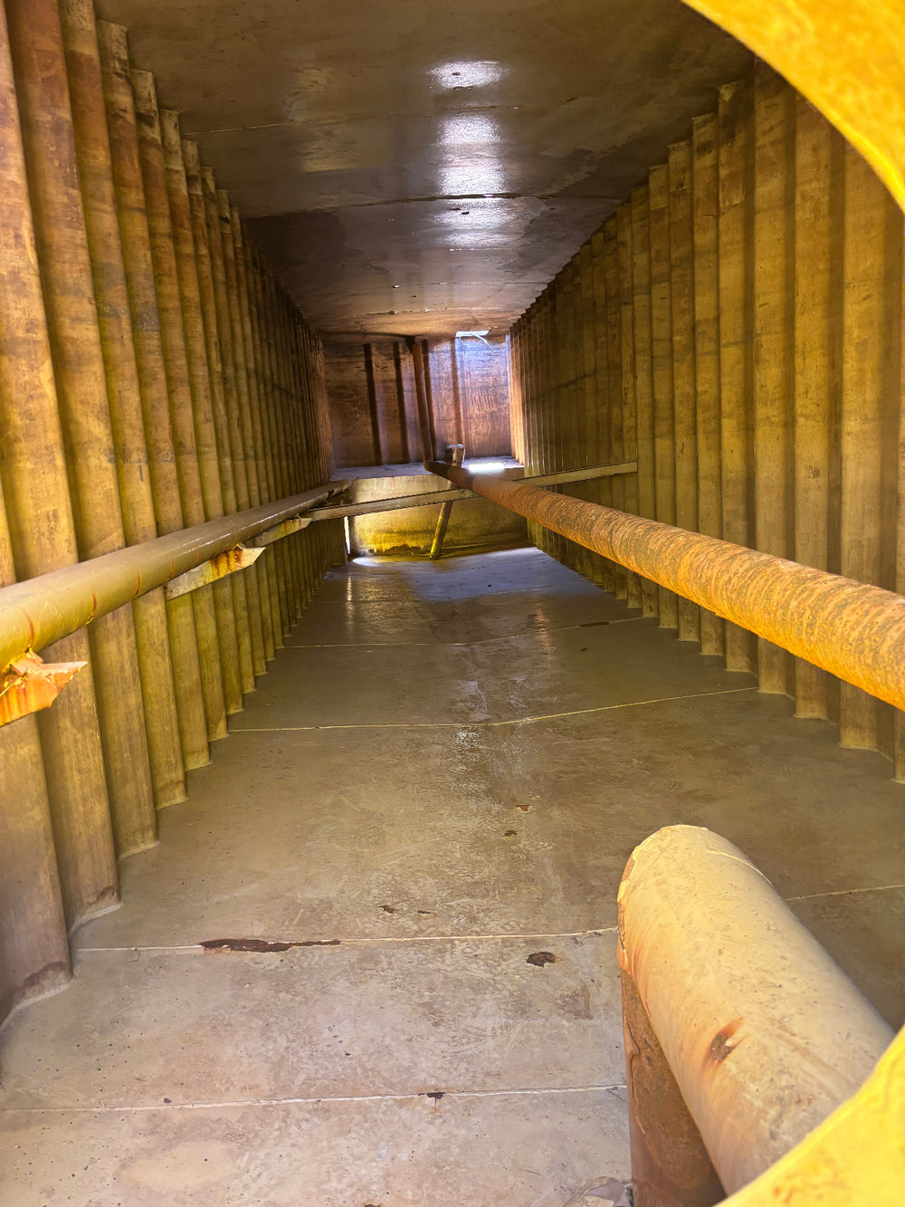 Interior of Yellow Dragon frac tank #0760424