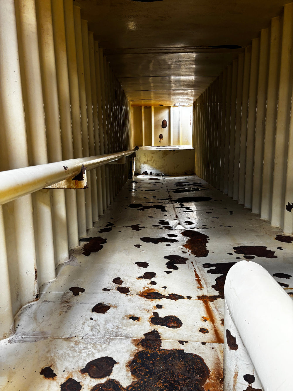Interior of yellow dragon frac tank #GP54672