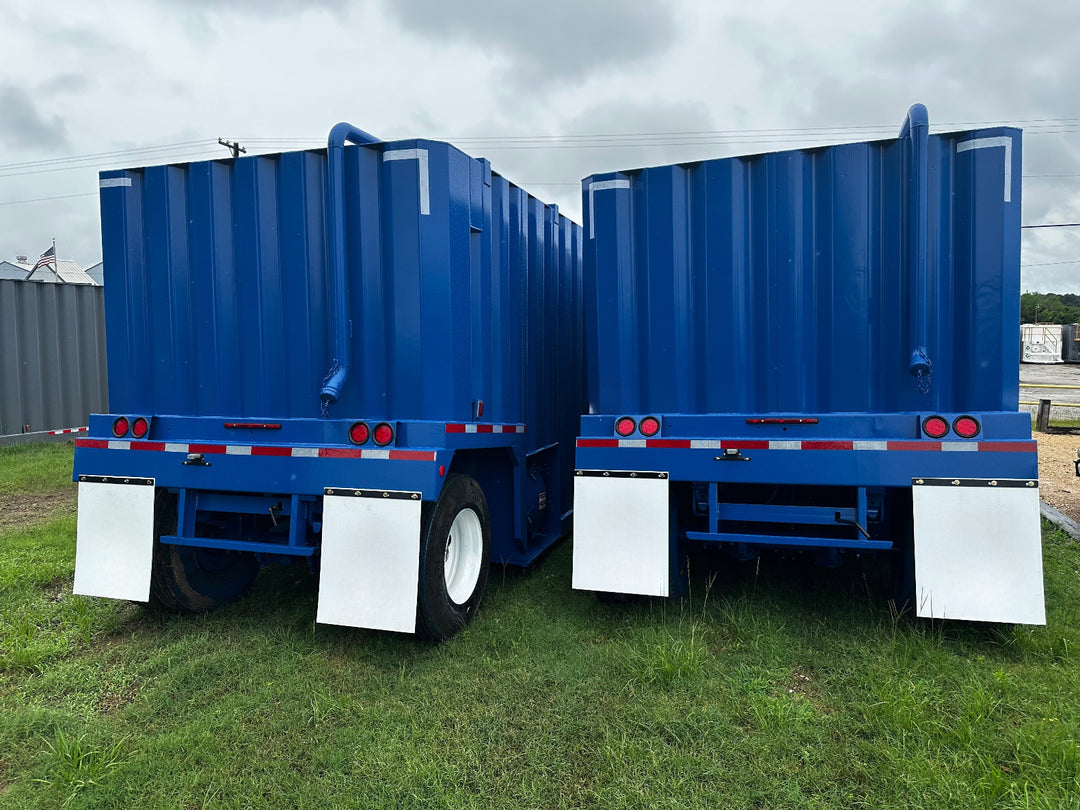 Rear of refurbished Wichita frac tank #711205