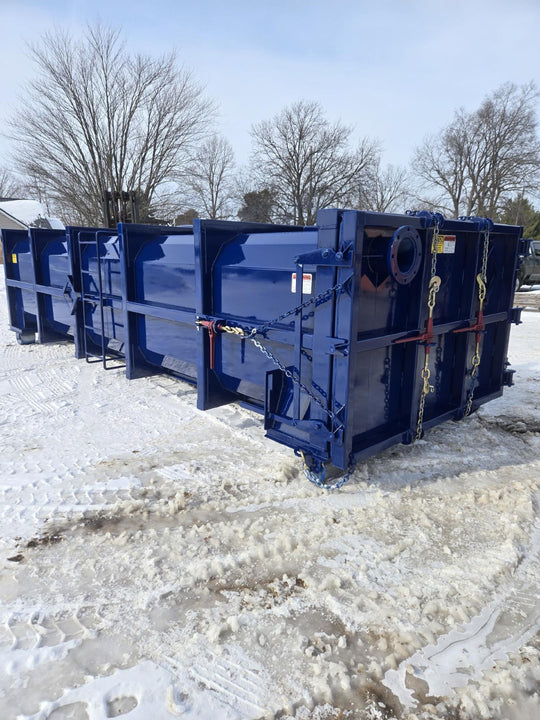 Side if blue vacuum box